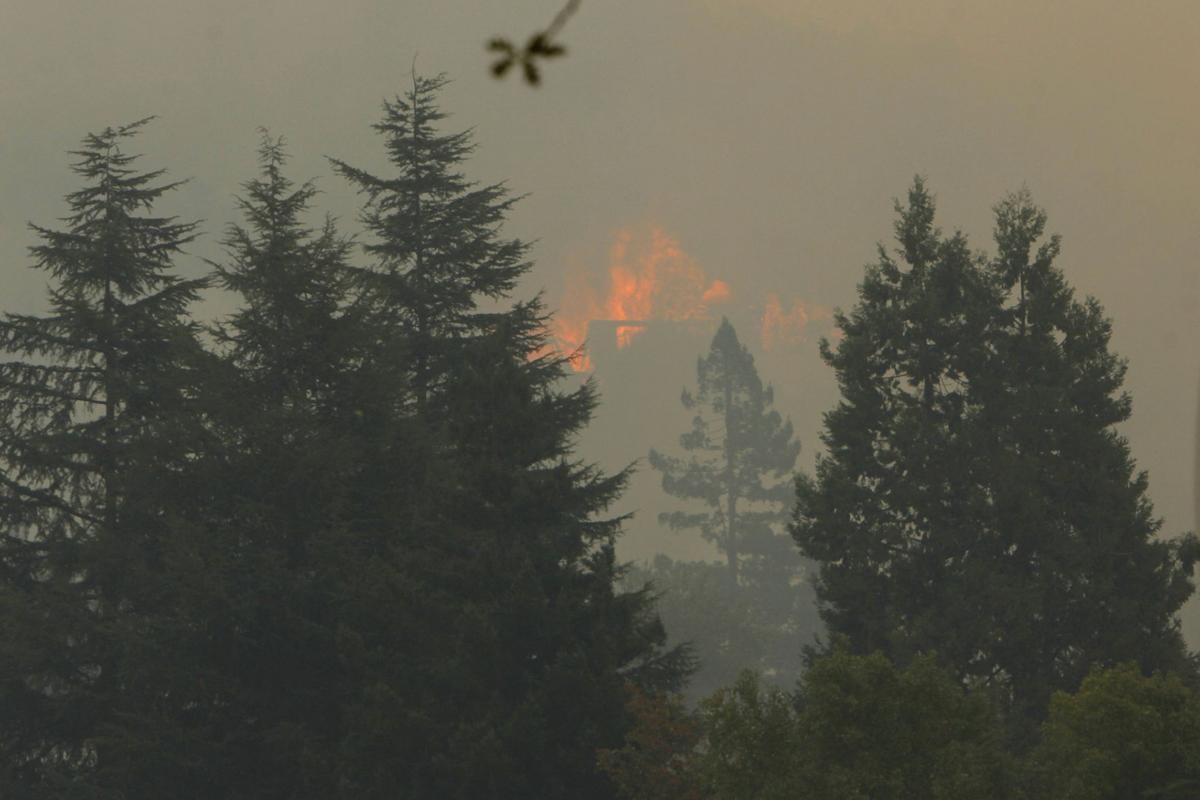 Atlas Peak fire