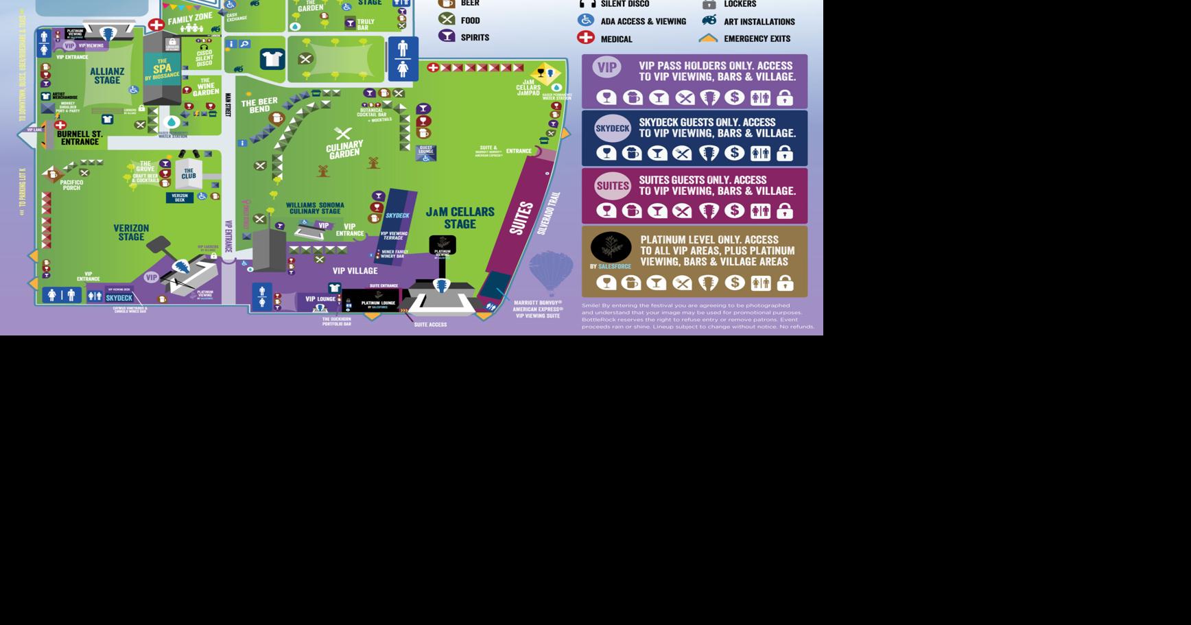 BottleRock grounds map