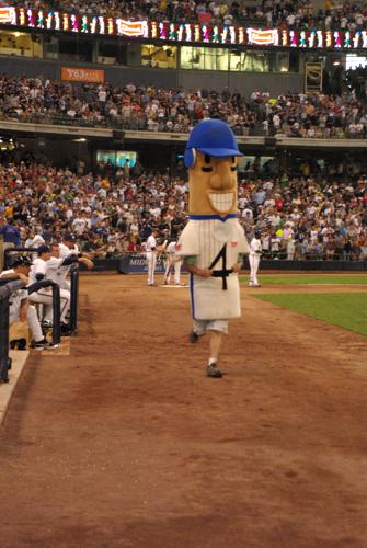 You too could be a racing sausage as a part of the Brewers' Brew Crew