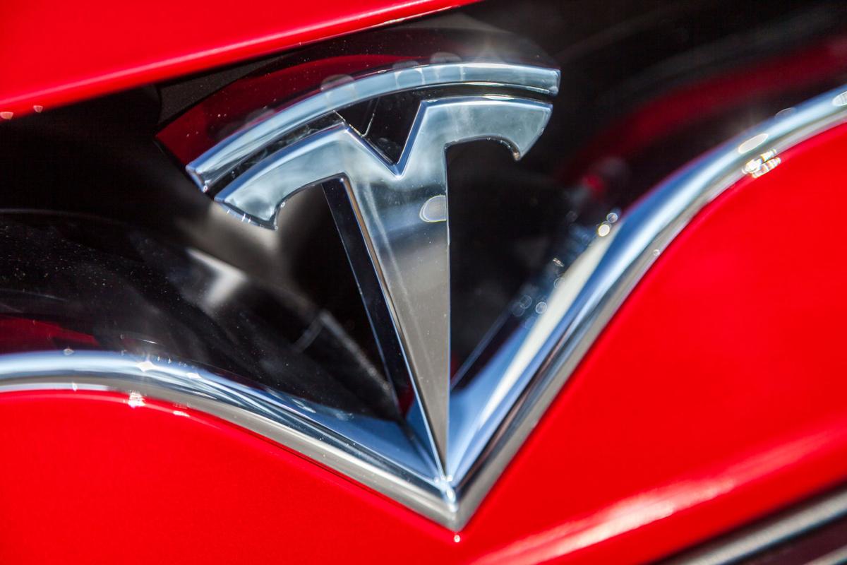Tesla badge
