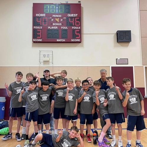 St. Apollinaris sixth-grade boys basketball team