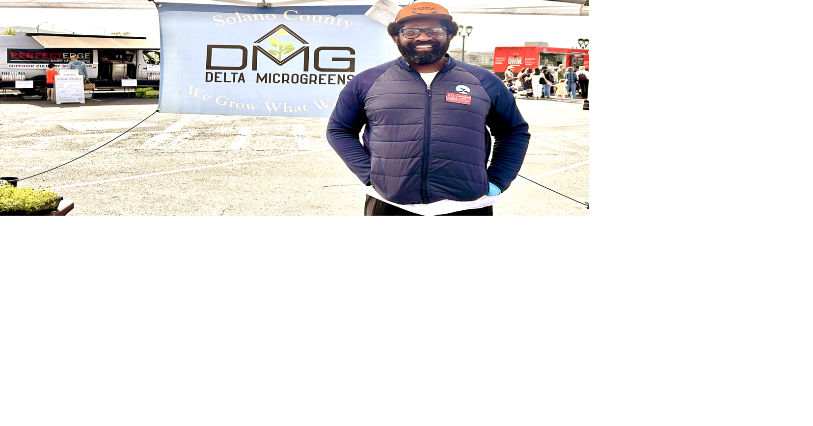 Napa Farmers Market: Delta Microgreens founder brings a chef’s perspective to the board