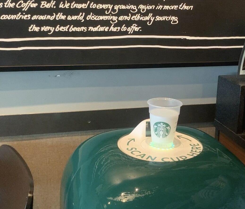 Napa Starbucks test reusable washable recyclable plastic cup