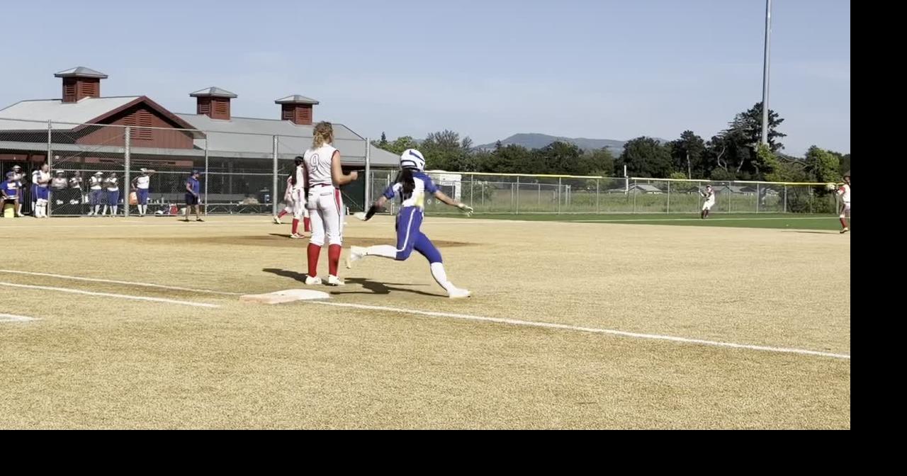 Cloverdale's Kylee Vlasak and St. Helena's Journey Penterman single in the fifth and St. Helena's Maycee Farrell drives in Leyla Blanton Dave Mosher/St. Helena Star Correspondent Apr 28, 2026 32 mins ago
