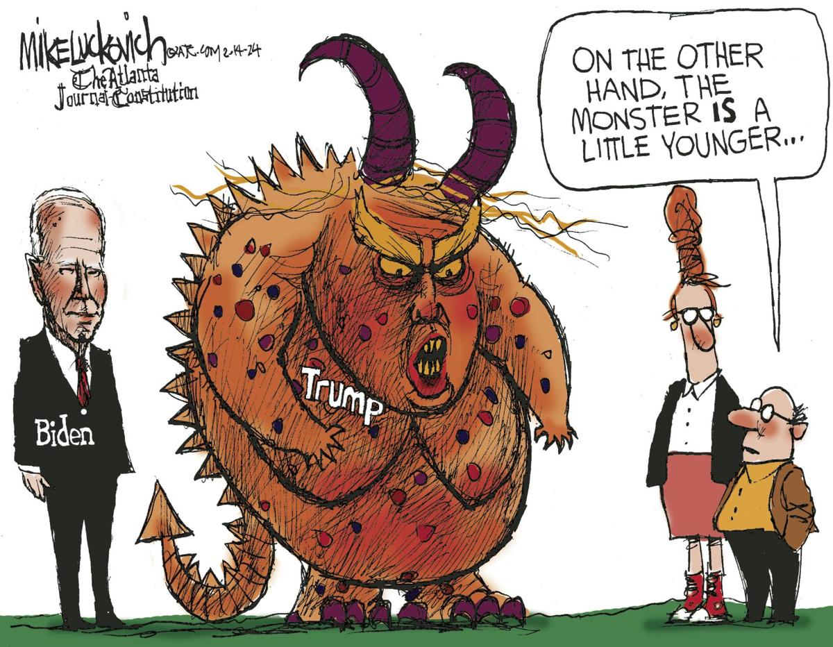 Political cartoon by Mike Luckovich