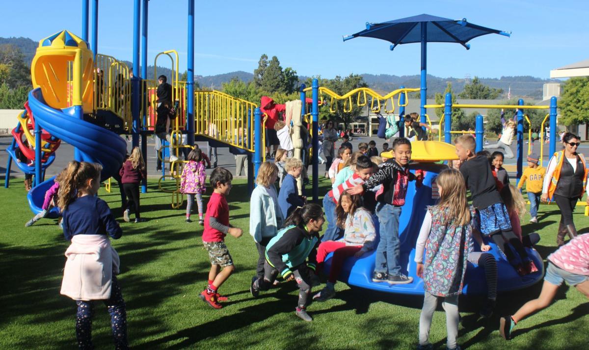 New playgrounds thrill students at St. Helena Primary School