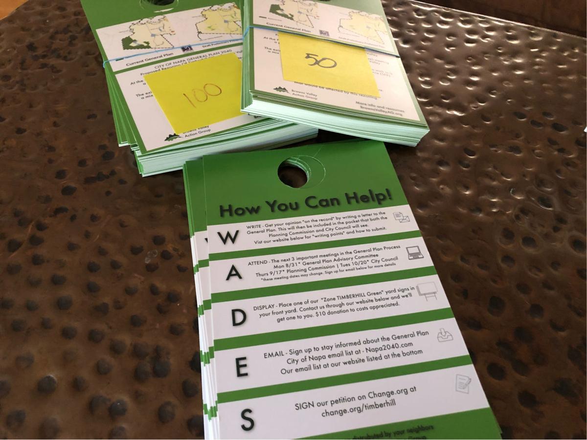 Browns Valley Action Group door hanger