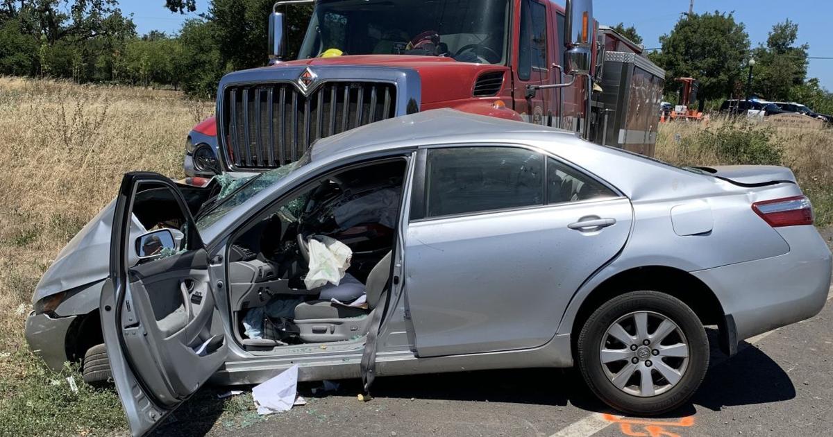 Calfire Crash Update: Crash involving Cal Fire fire engine ties up Highway 221 in ...