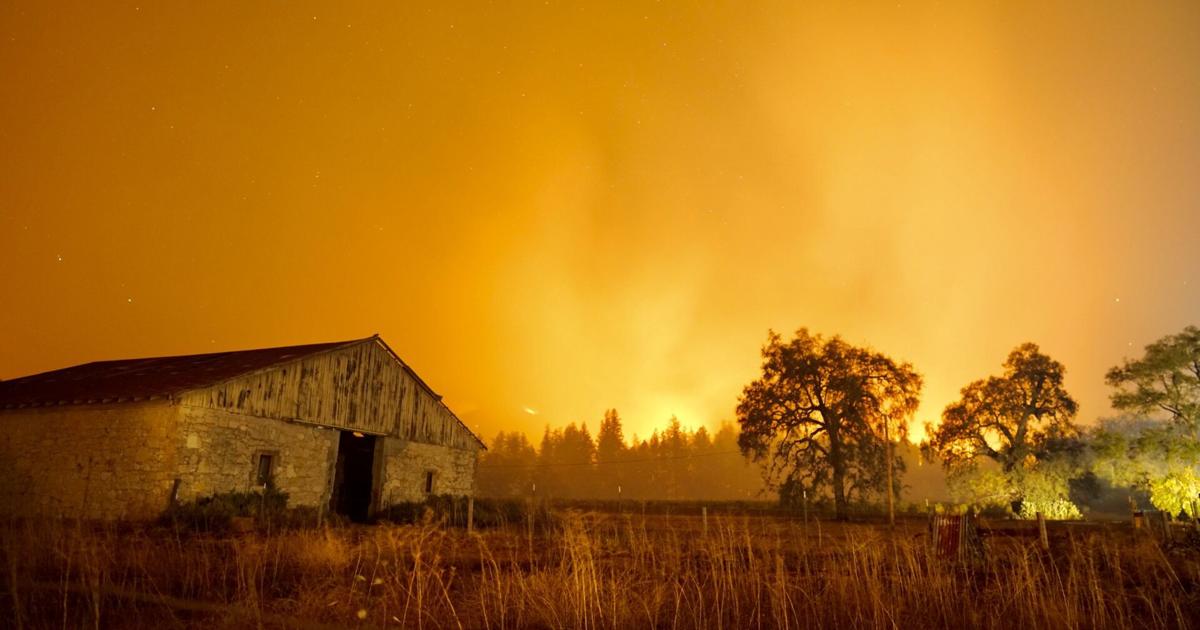 Calenga Fire Cal Fire: Kincade Fire that threatened Calistoga started by PG&E ...