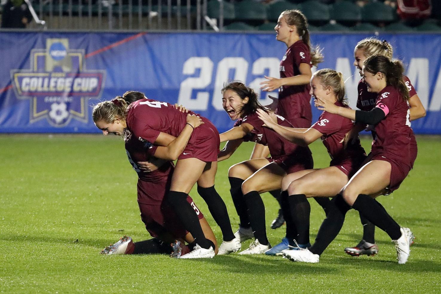 College Soccer Santa Clara women win College Cup on penalty kicks over