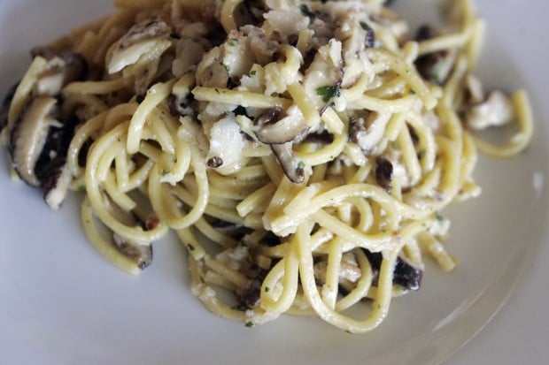 Spaghetti Alla Chitarra di Pasta Fresca . Gastronomia a Faenza e Russi.