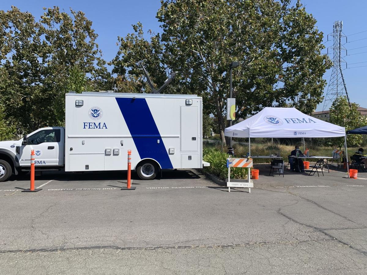 FEMA assistance center in Napa