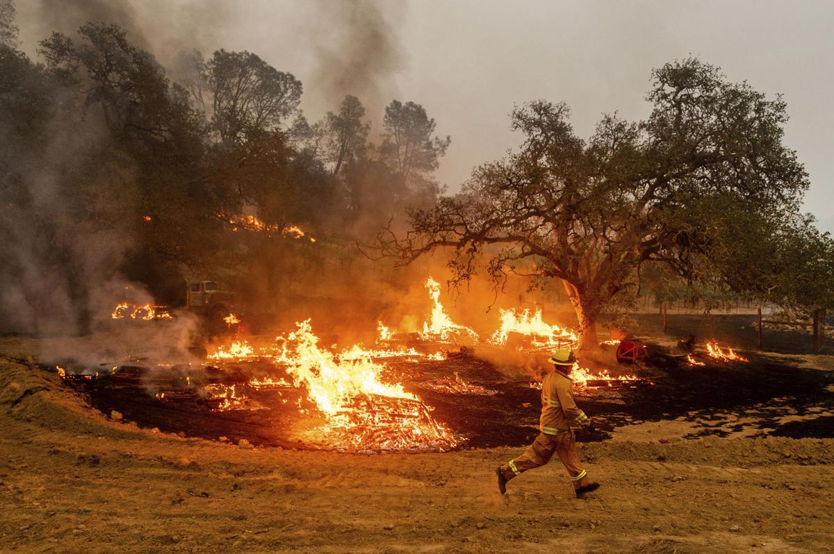 Glass Fire in Calistoga