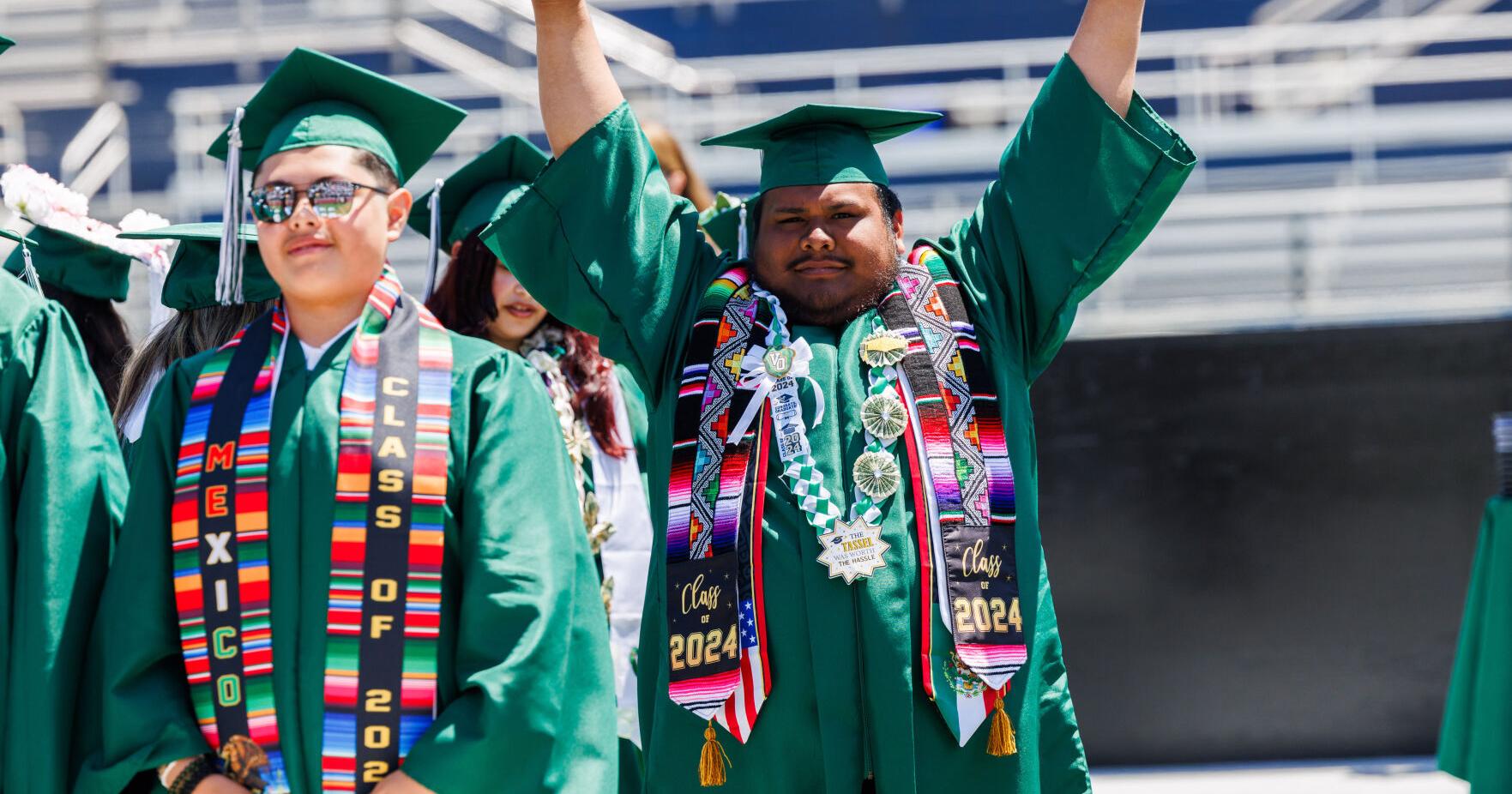 Valley Oak seniors graduate, remember student's death - Vimarsana News