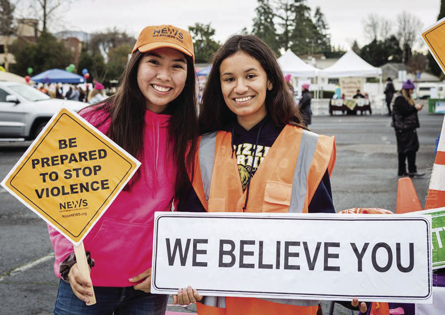 NEWS volunteers women's march