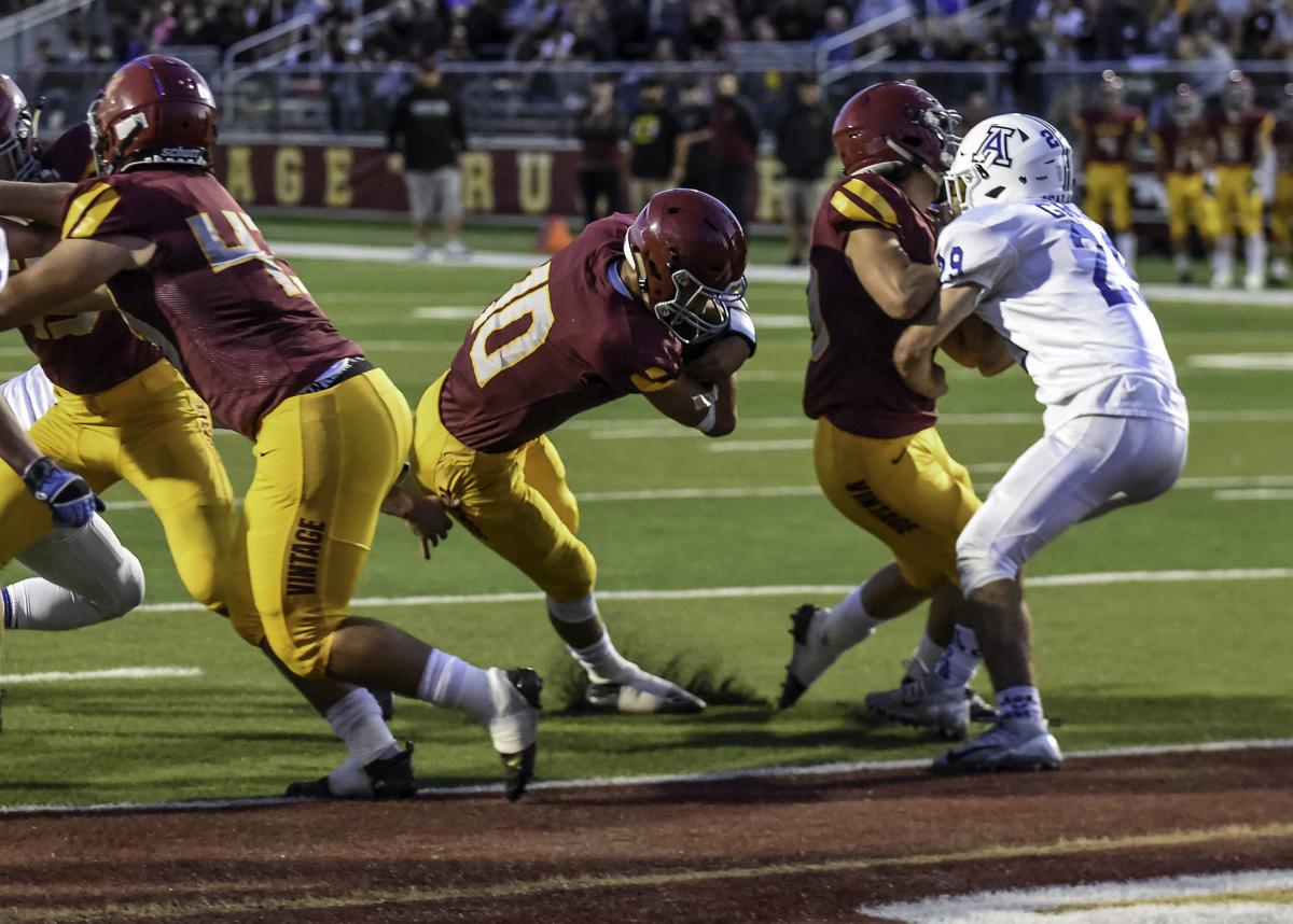 Prep Football Vintage Avenges Another 2018 Loss With 28 20