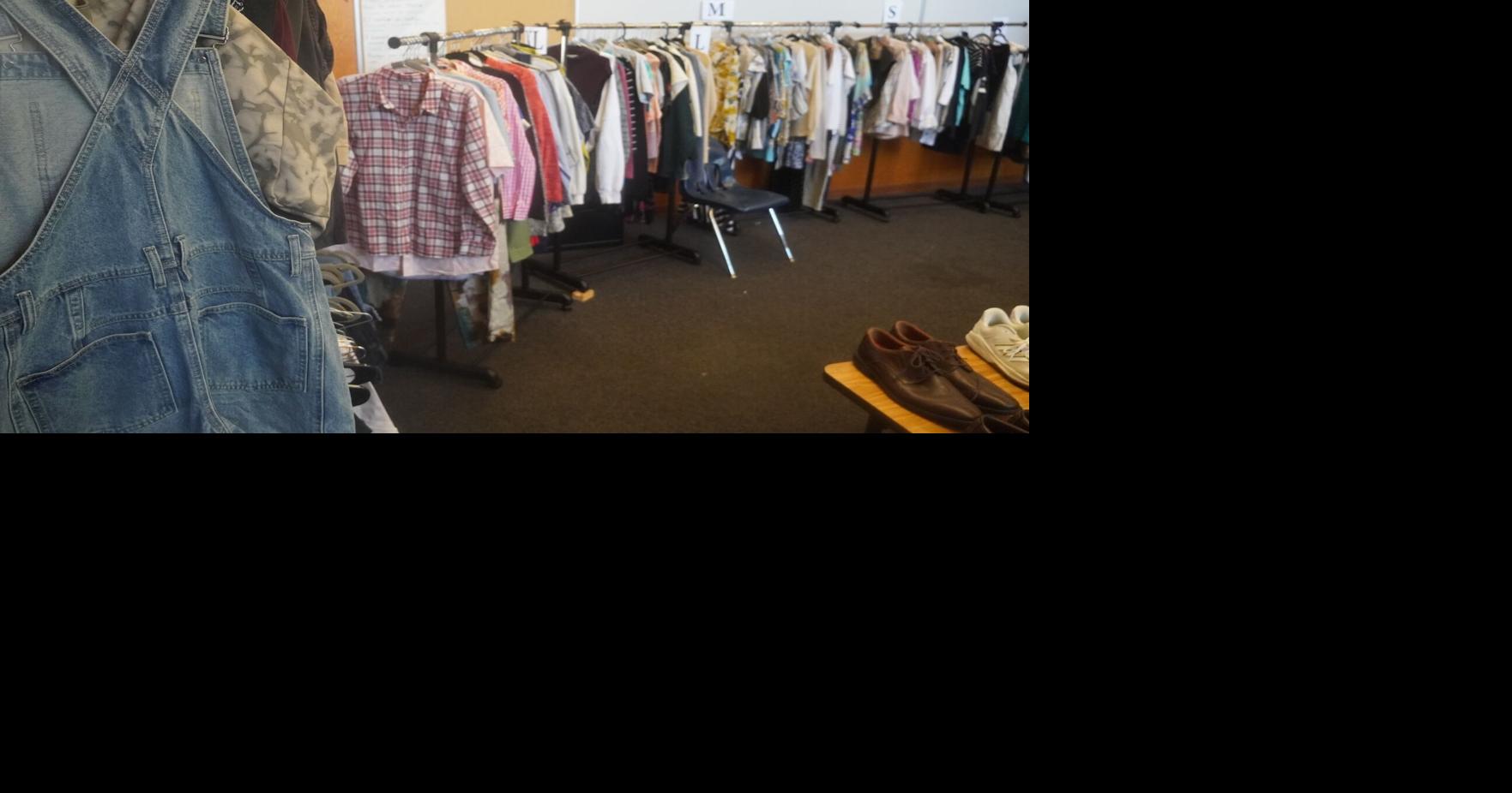 Catholic volunteers offer free clothing for the poor in St. Helena