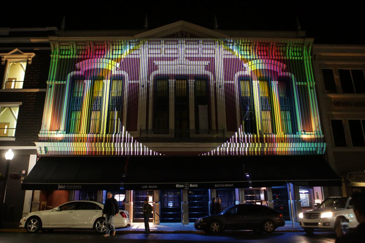 Projectors, animation, music drive return of Napa Lighted Art Festival