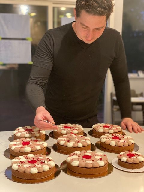Paul and Black Forest Tart