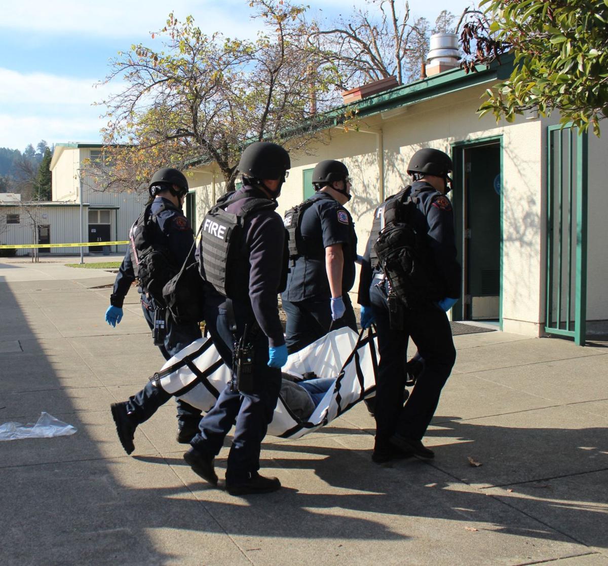 Active shooting drill in Calistoga trains Upvalley officers for the