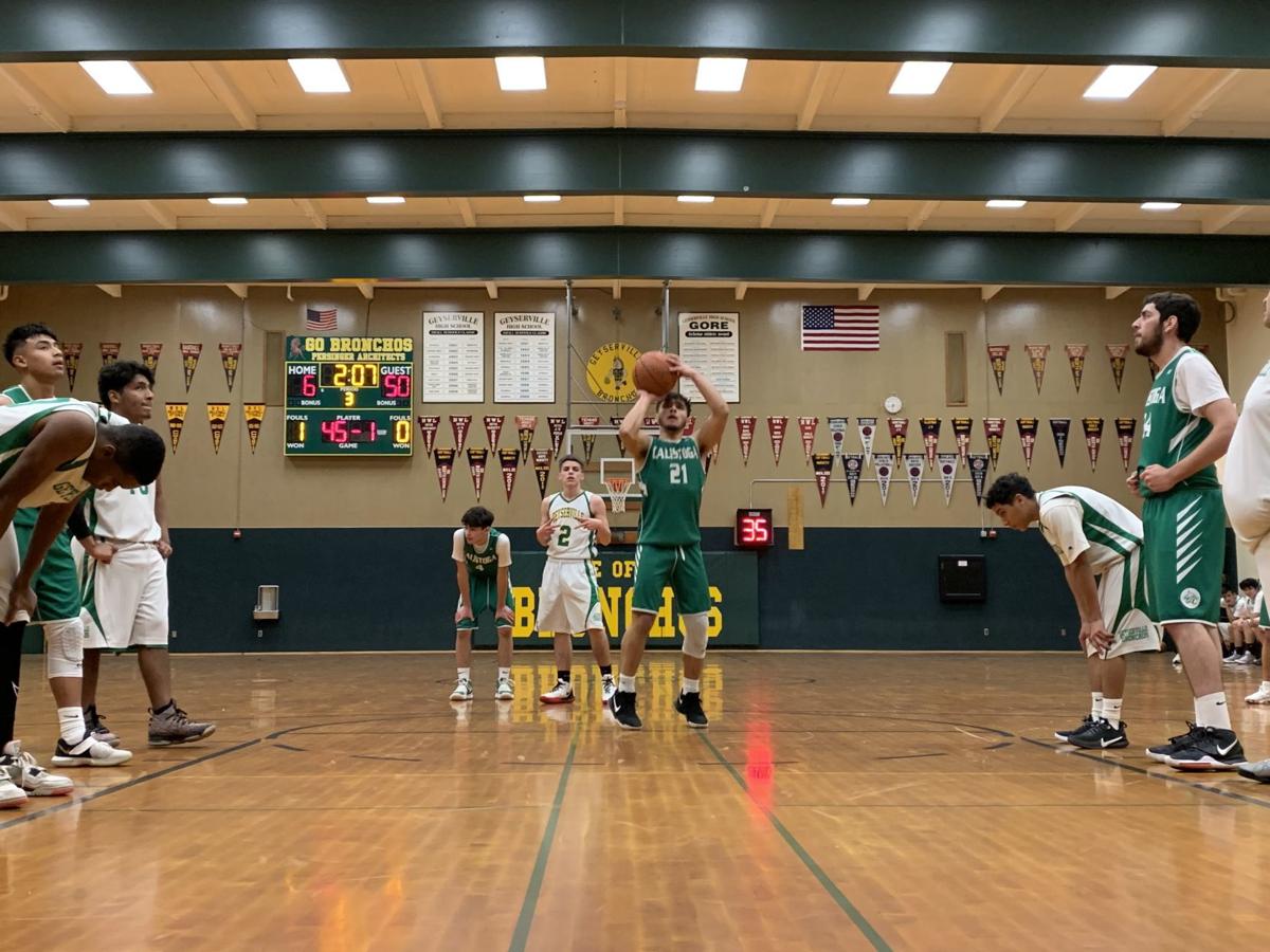 Calistoga boys basketball