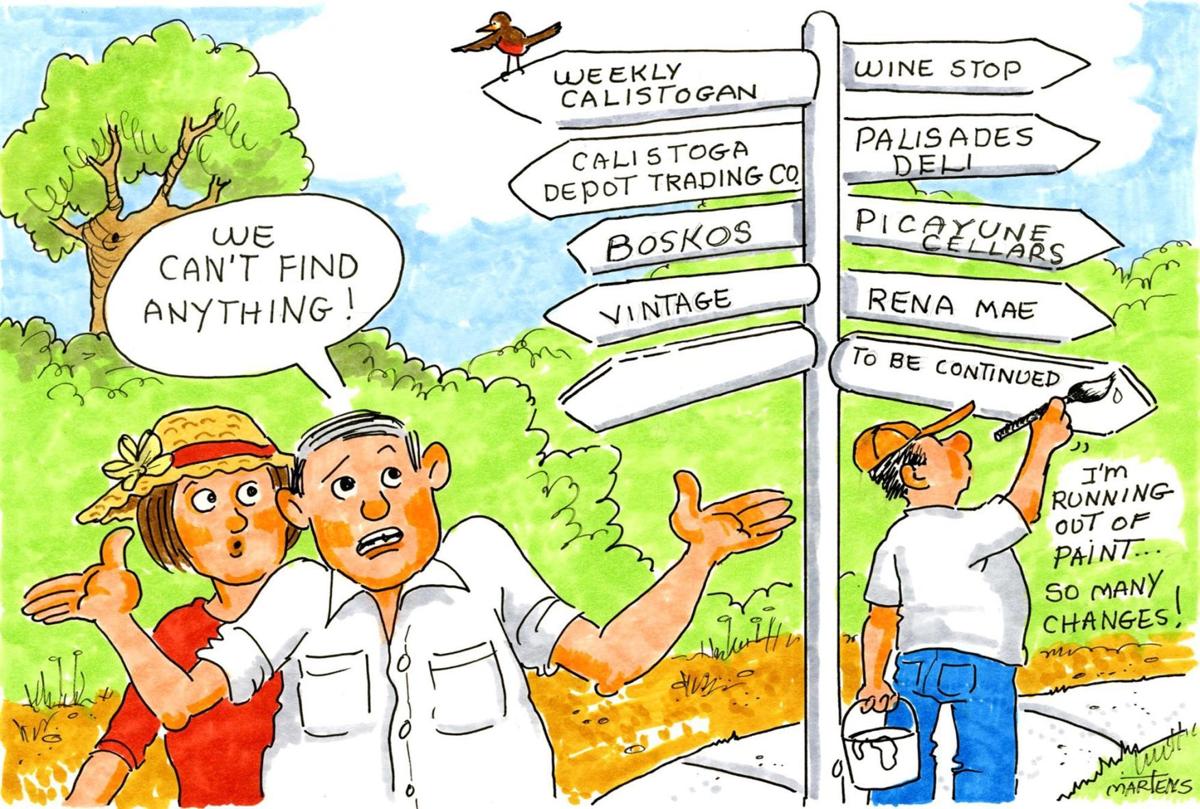 Cartoon comment by Joan Martens