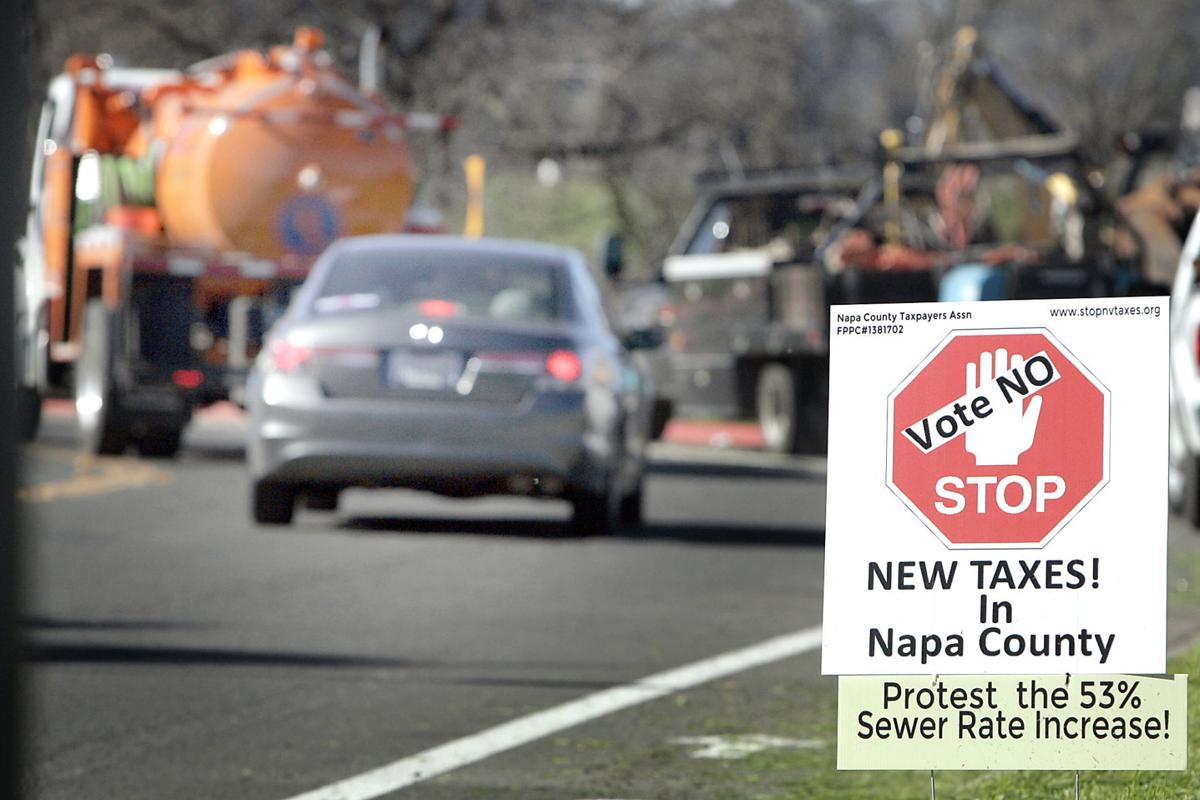 Sewer Rate Increase Protest