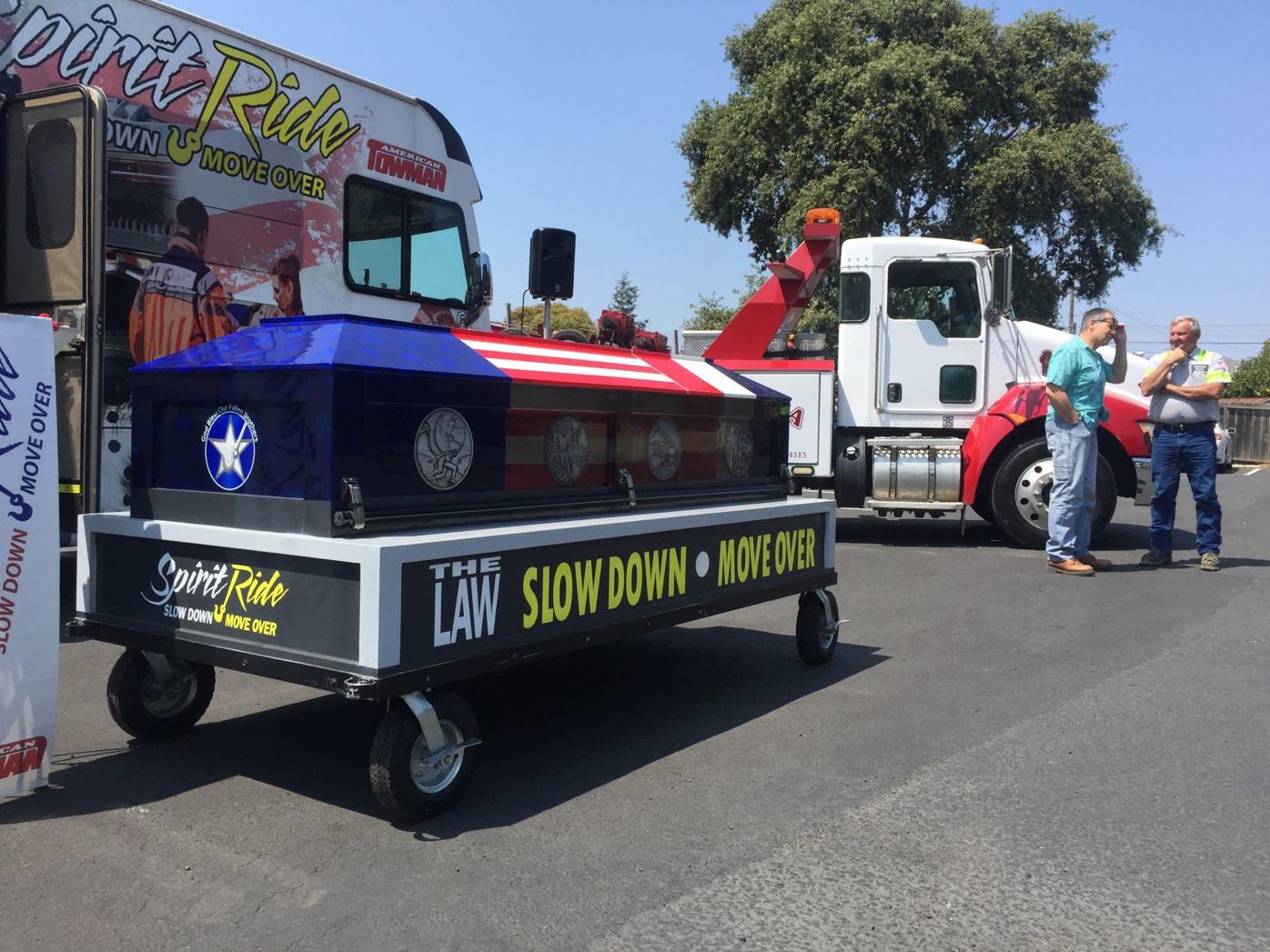Towing a casket, Spirit Ride for safety awareness comes to Napa | News |  napavalleyregister.com