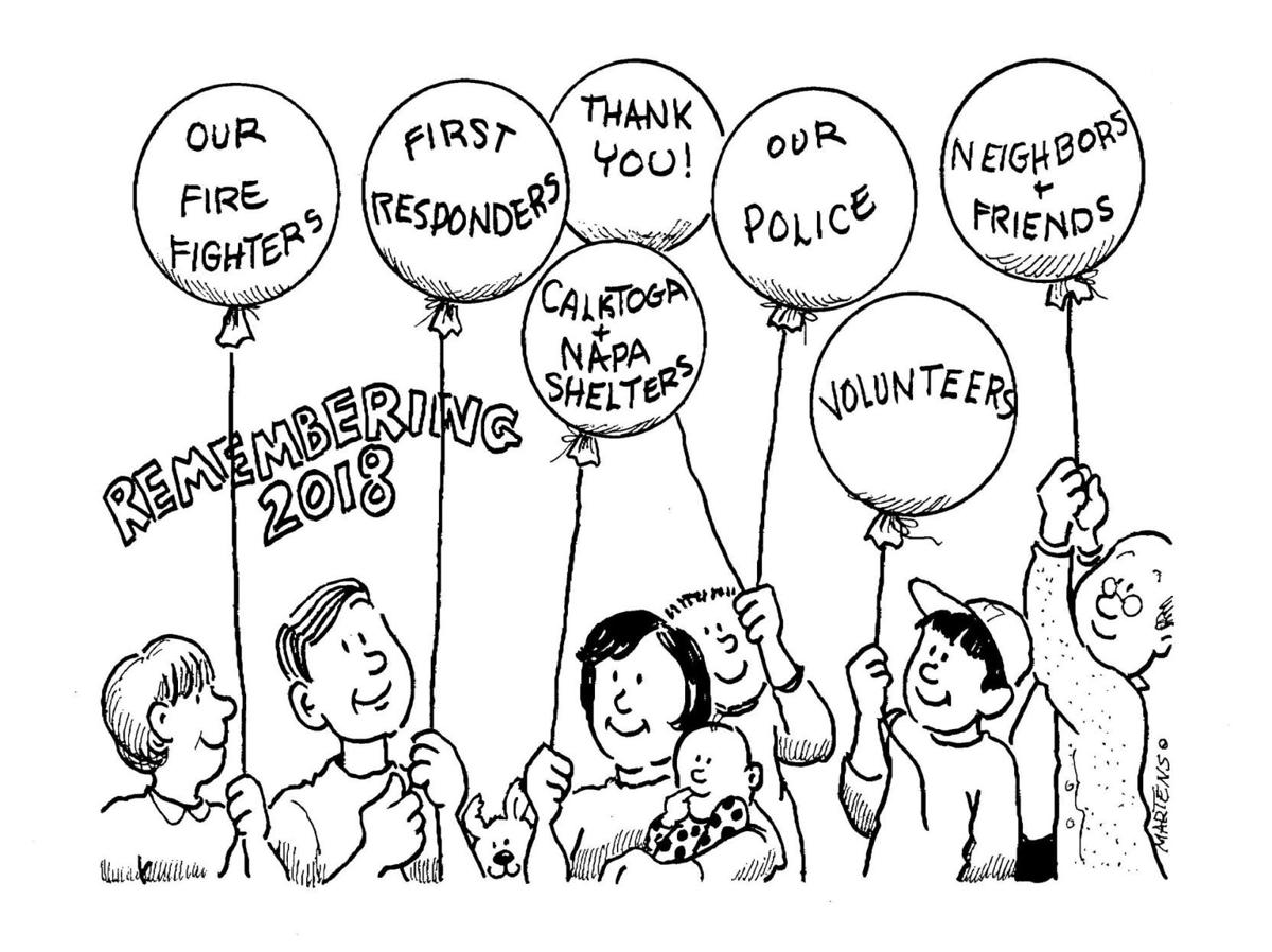 Cartoon comment by Joan Martens