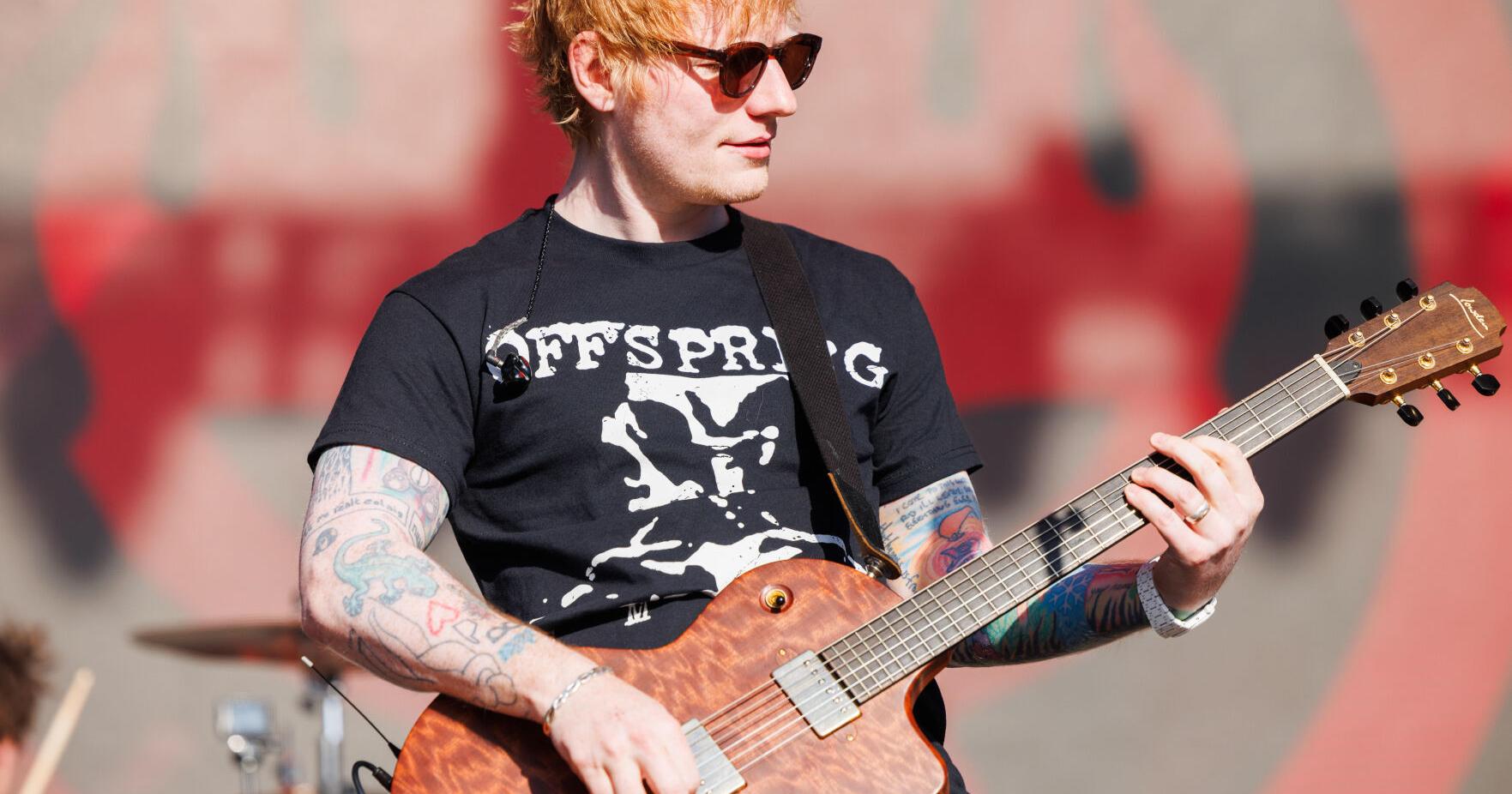 Ed Sheeran show closes down Napa's BottleRock festival - Vimarsana News