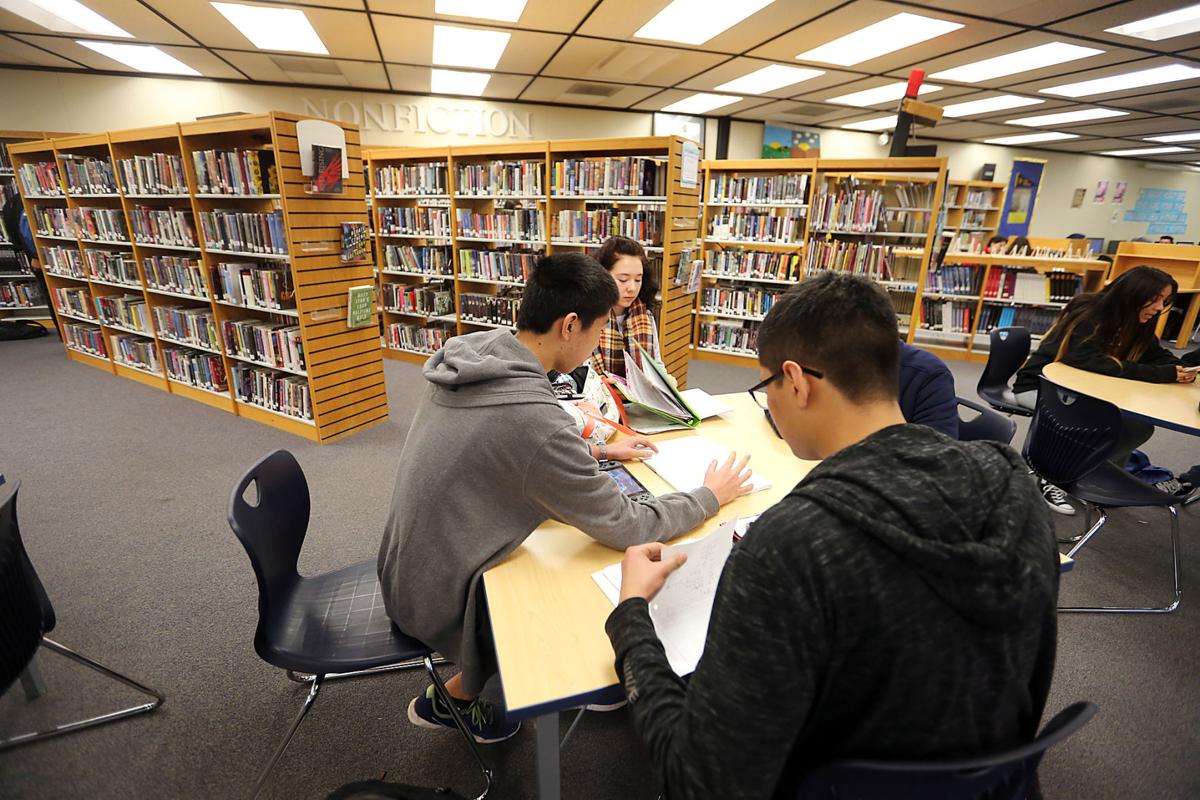 Leaving paper books behind Napa #39 s high school libraries embrace online