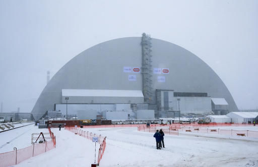 Chernobyl shelter safely placed over exploded reactor