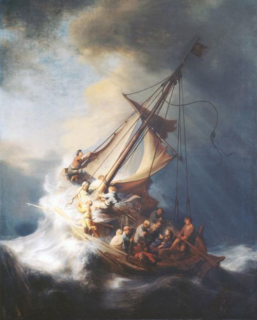Rembrandt's "Christ in the Storm on the Lake of Galilee"