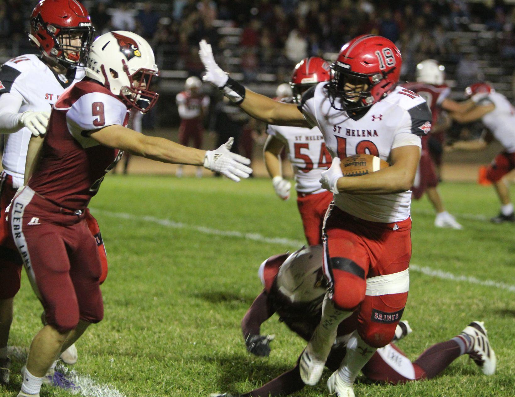 Prep Football Robledo Has Record Setting Night In St Helena S 47