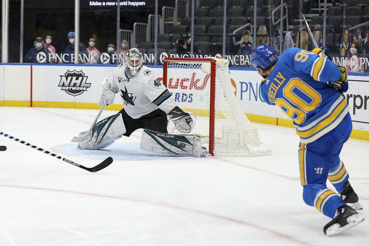 Sharks Blues Hockey