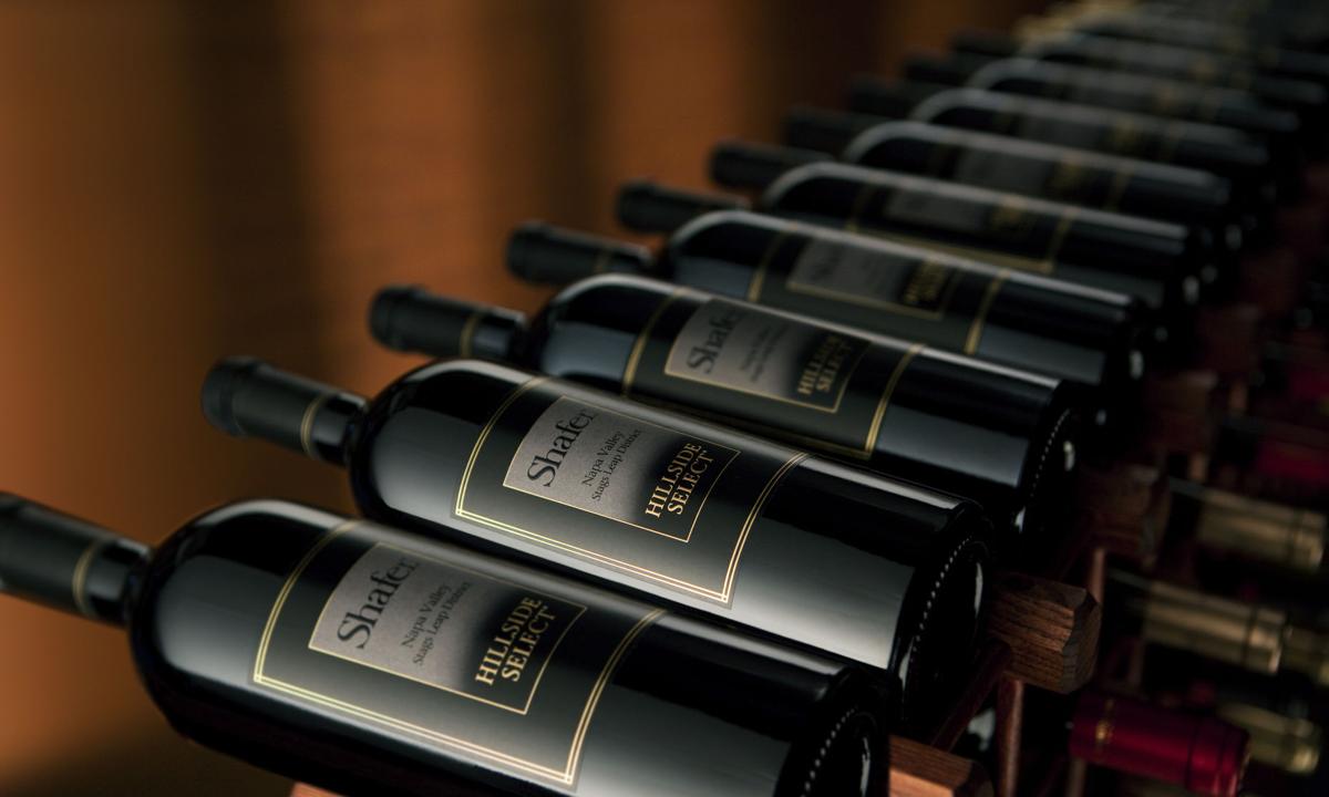 Library Wine Auction Shafer Bottles