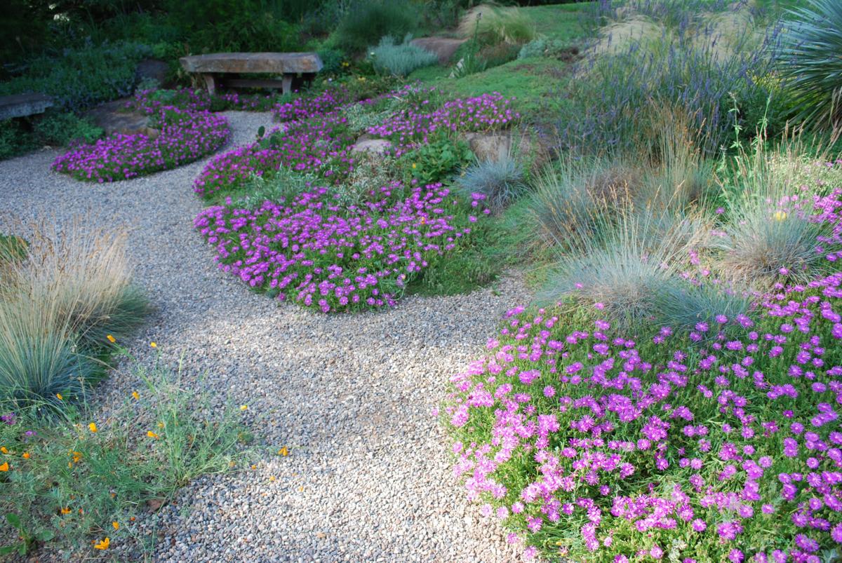 If the garden is due for a rock revival, gravel would be ...