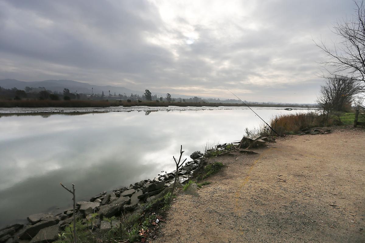 New fishing platform on Napa River