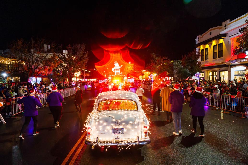 Calistoga Lighted Tractor Parade