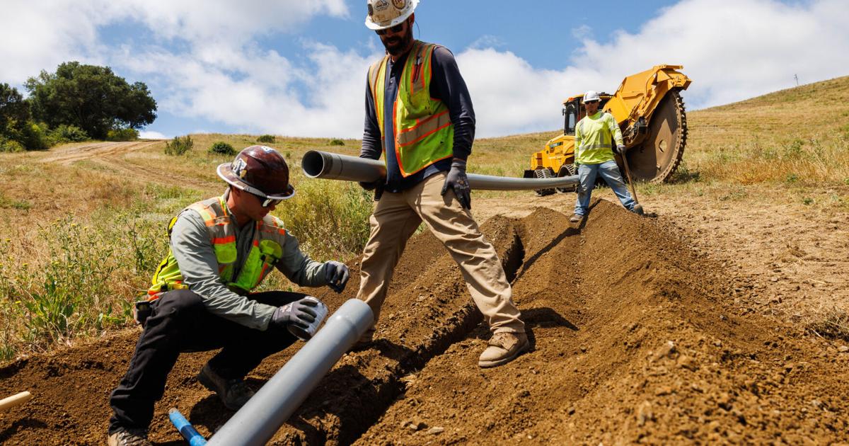 PG&E burying power lines in Napa's Mount Veeder area