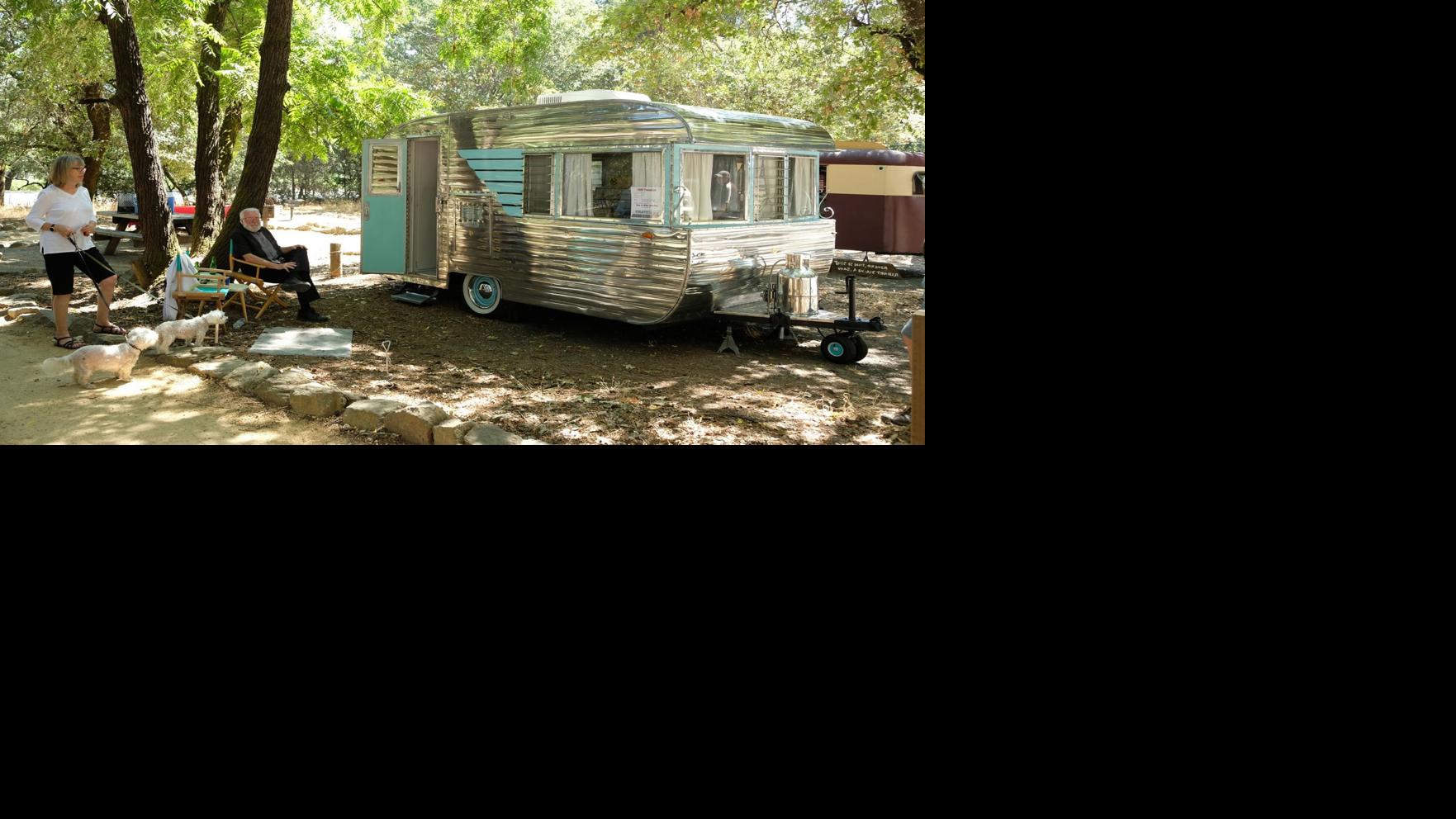 Nostalgia abounds at Landmarks Vintage Trailer Hitch up
