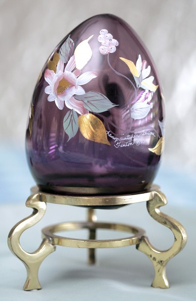 decorative glass eggs