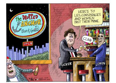 Chris Britt political cartoon
