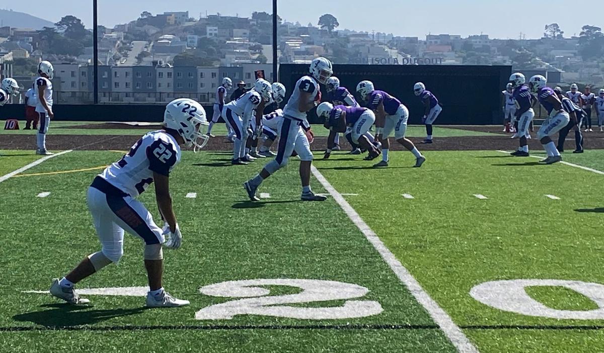 Justin-Siena football at Archbishop Riordan
