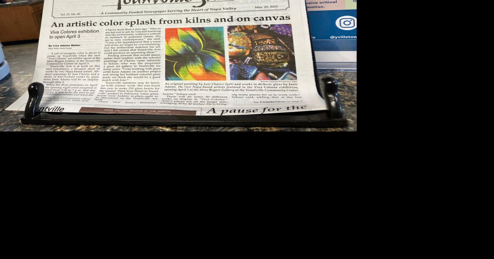Yountville Sun newspaper returns under new owner who vows editorial independence