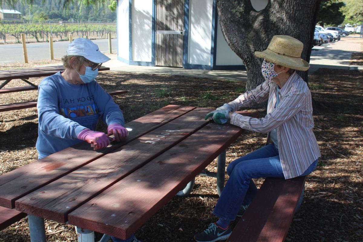Earth Day clean-up in St. Helena