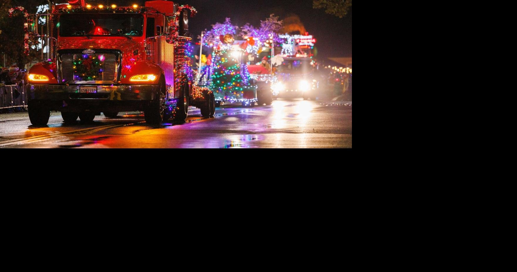 Calistoga Lighted Tractor Parade