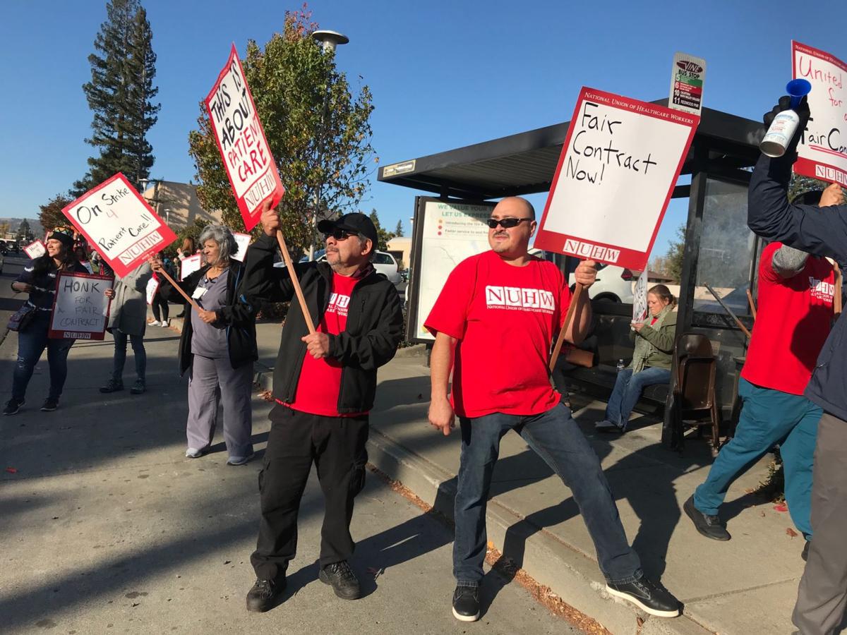 Queen of the Valley Medical Center strike 2019