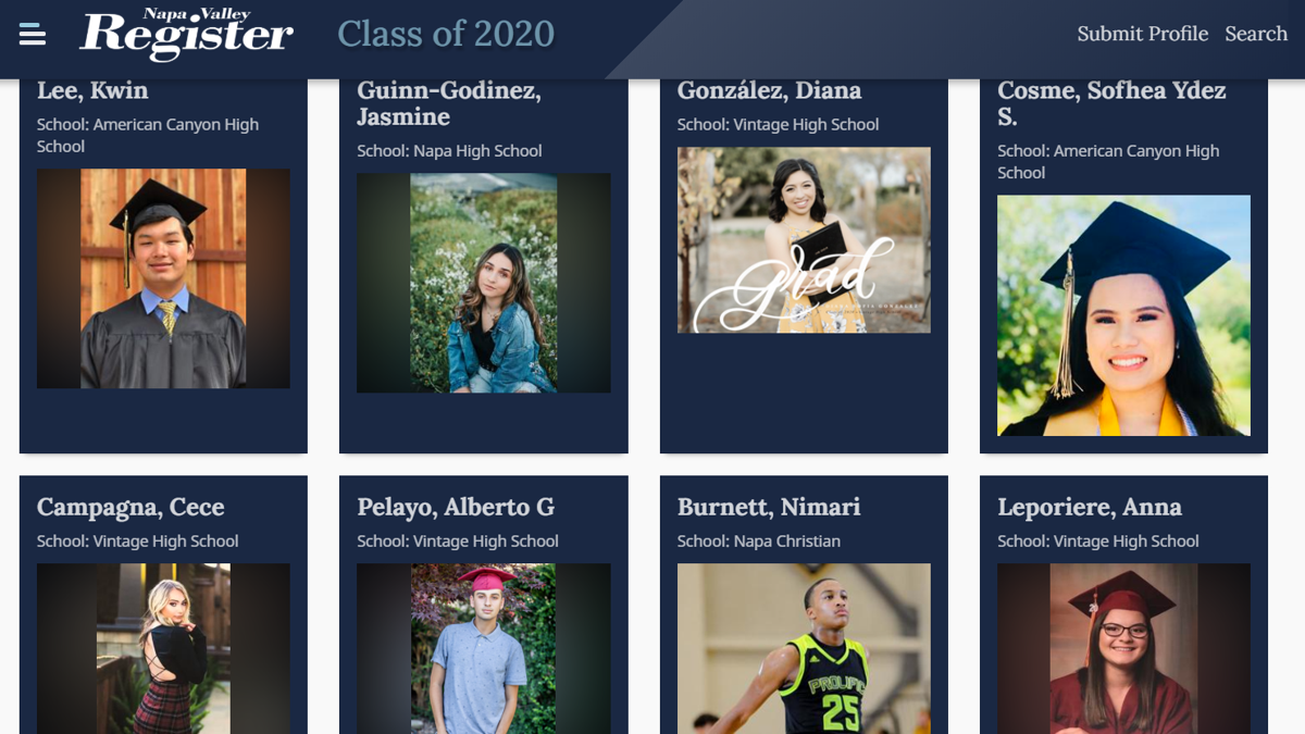 NVR Virtual Graduation Page