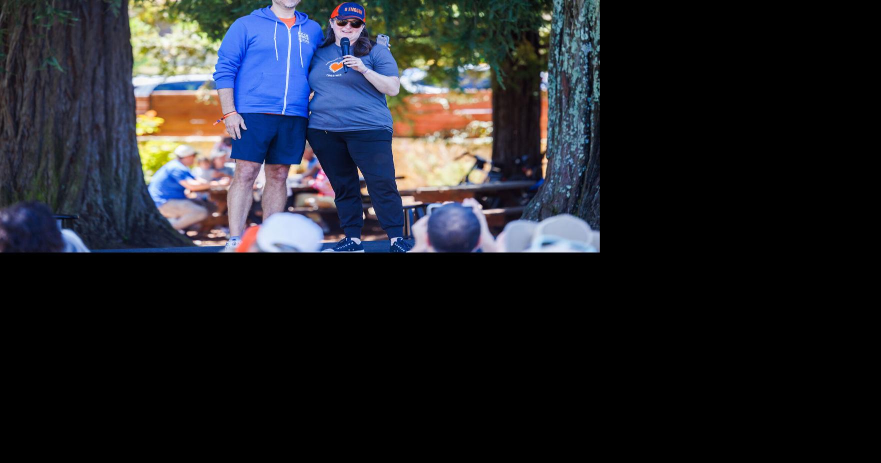 ‘I know Jenn is proud’: Husband of Yountville shooting victim speaks at fundraiser against gun violence